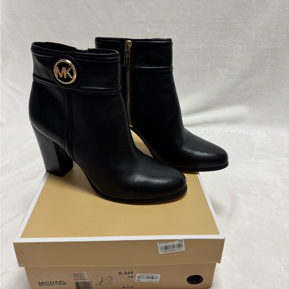 Michael Kors Black Heeled Boots